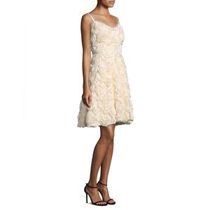 ✨BNWT✨ Ivory Rosette “marshmallow” Dress - 12